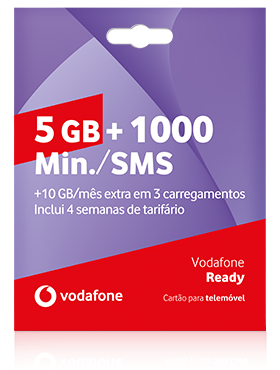 Cartão Vodafone Ready Cartão Vodafone Ready